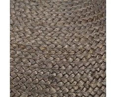 Pufas, šviesiai pilkos sp., 45x30cm, džiutas, rankų darbo