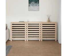 Radiatoriaus uždangalas, 210x21x85cm, pušies medienos masyvas