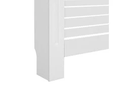 Radiatoriaus uždangalas, baltos sp., 152x19x81,5cm, MDF