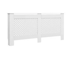 Radiatoriaus uždangalas, baltos sp., 172x19x81,5cm, MDF