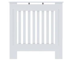 Radiatoriaus uždangalas, baltos spalvos, 78cm, MDF