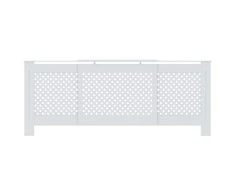Radiatoriaus uždangalas, baltos spalvos, 205cm, MDF