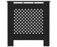 Radiatoriaus uždangalas, juodos spalvos, 78cm, MDF