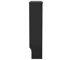Radiatoriaus uždangalas, juodos spalvos, 78cm, MDF