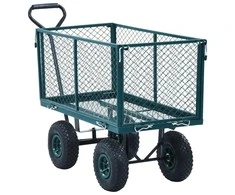 Rankinis sodo vežimėlis, žalios spalvos, 350kg