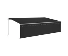 Rankiniu būdu ištraukiama markizė, antracito, 5x3m