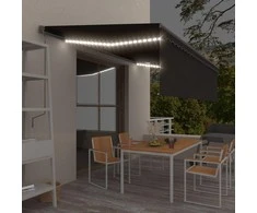 Rankiniu būdu ištraukiama markizė, antracito, 5x3m