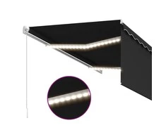 Rankiniu būdu ištraukiama markizė, antracito, 3x2,5m