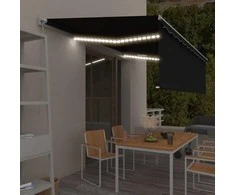 Rankiniu būdu ištraukiama markizė, antracito, 5x3m