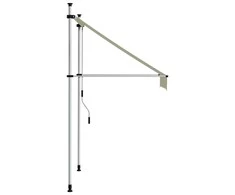 Rankiniu būdu ištraukiama markizė, kreminės spalvos, 100cm