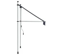 Rankiniu būdu ištraukiama markizė, mėlyni/balti dryžiai, 100cm