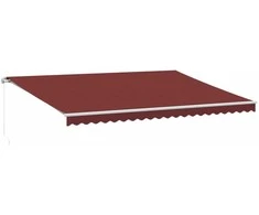 Ištraukiama markizė Vyšninė 500 × 350 cm Audinys ir aliuminis