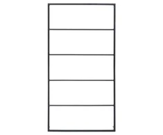 Rankšluosčių kabykla, juodos spalvos, 60x10x116cm, plienas