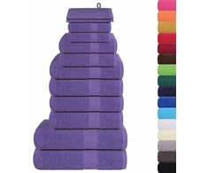 Rankšluostis Rankšluosčių rinkinys, 12vnt., violetiniai, 1medvilnė, 360g/m²