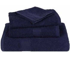 Rankšluostis Rankšluosčių rinkinys, 6vnt., mėlyni, 100% medvilnė, 360g/m²