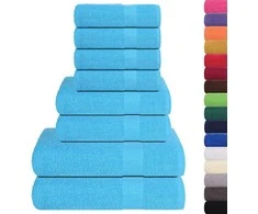 Rankšluostis Rankšluosčių rinkinys, 8vnt., turkio, 100% medvilnė, 360g/m²