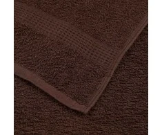 Rankšluostis Dušo rankšluosčiai, FROGN, 10 vnt., rudi, 70x140 cm, 360 g/m²