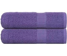 Rankšluostis Dušo rankšluosčiai, FROGN, 2 vnt., violetiniai, 70x140 cm, 360 g/m²