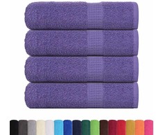 Rankšluostis Dušo rankšluosčiai, FROGN, 4 vnt., violetiniai, 70x140 cm, 360 g/m²