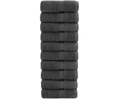Rankšluostis Rankšluosčiai SOLUND, 10vnt., antracito, 30x30cm, 600g/m²