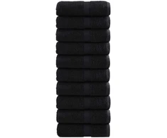 Rankšluostis Rankšluosčiai SOLUND, 10vnt., juodi, 30x30cm, 600g/m²