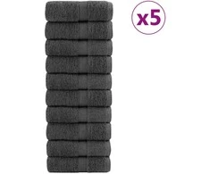 Rankšluostis Rankšluosčiai SOLUND, 50vnt., antracito, 30x30cm, 600g/m²