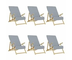 Rankšluostis Paplūdimio rankšluosčiai, 6vnt., pilki, 60x135cm, audinys