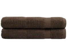 Rankšluostis Pirties rankšluosčiai SOLUND, 2vnt., rudi, 80x200cm, 600g/m²
