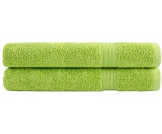 Rankšluostis Pirties rankšluosčiai SOLUND, 2vnt., žali, 80x200cm, 600g/m²