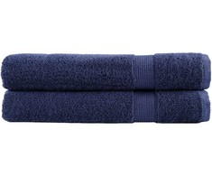 Rankšluostis Pirties rankšluosčiai SOLUND, 2vnt., mėlyni, 80x200cm, 600g/m²