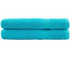 Rankšluostis Pirties rankšluosčiai SOLUND, 2vnt., turkio, 80x200cm, 600g/m²