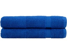 Rankšluostis Pirties rankšluosčiai SOLUND, 2vnt., mėlyni, 80x200cm, 600g/m²