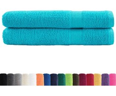 Rankšluostis Pirties rankšluosčiai SOLUND, 2vnt., turkio, 80x200cm, 600g/m²