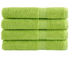 Rankšluostis Pirties rankšluosčiai SOLUND, 4vnt., žali, 80x200cm, 600g/m²