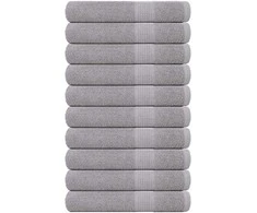 Rankšluostis Rankšluosčiai, FROGN, 10 vnt., pilki, 100x200 cm, 360 g/m²