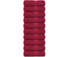 Rankšluostis Rankšluosčiai, FROGN, 10 vnt., bordo spalvos, 30x30 cm, 360 g/m²