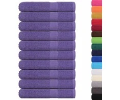 Rankšluostis Rankšluosčiai, FROGN, 10 vnt., violetiniai, 100x200 cm, 360 g/m²
