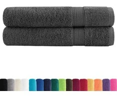 Rankšluostis Rankšluosčiai, SOLUND, 2vnt., antracito, 100x200cm, 600g/m²