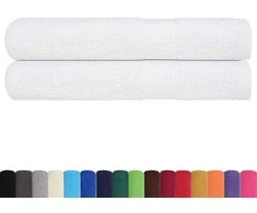 Rankšluostis Rankšluosčiai, FROGN, 2 vnt., balti, 100x200 cm, 360 g/m²