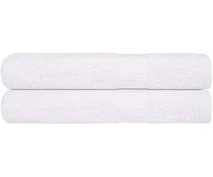 Rankšluostis Rankšluosčiai, FROGN, 2 vnt., balti, 100x200 cm, 360 g/m²