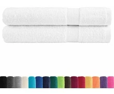 Rankšluostis Rankšluosčiai SOLUND, 2vnt., balti, 100x200 cm, 600 g/m²