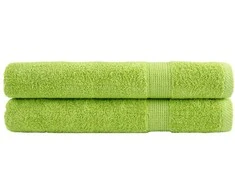 Rankšluostis Rankšluosčiai SOLUND, 2vnt., žali, 100x200cm, 600g/m²