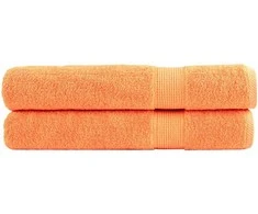 Rankšluostis Rankšluosčiai SOLUND, 2vnt., oranžiniai, 100x200cm, 600g/m²
