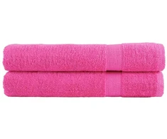 Rankšluostis Rankšluosčiai SOLUND, 2vnt., rožiniai, 100x200cm, 600g/m²
