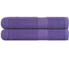 Rankšluostis Rankšluosčiai, FROGN, 2 vnt., violetiniai, 100x200 cm, 360 g/m²