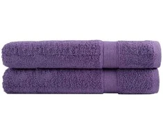 Rankšluostis Rankšluosčiai SOLUND, 2vnt., violetiniai, 100x200cm, 600g/m²