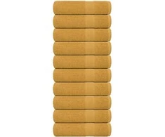 Rankšluostis Rankšluosčiai, FROGN, 10 vnt., auksiniai, 50x100 cm, 360 g/m²