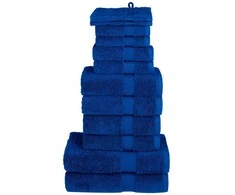Rankšluostis Rankšluosčių rinkinys SOLUND, 12vnt., mėlyni, 600g/m²