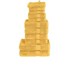 Rankšluostis Rankšluosčių rinkinys SOLUND, 12vnt., auksiniai, 600g/m²