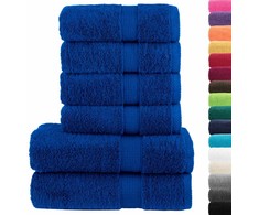 Rankšluostis Rankšluosčių rinkinys SOLUND, 6vnt., mėlyni, 600g/m²